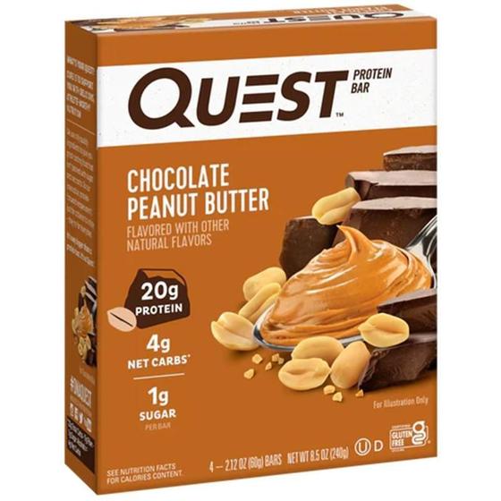 Imagem de Quest Protein Bar Caixa Com 12Un Chocolate Peanut Butter