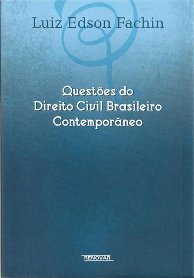 Imagem de Questões do Direito Civil Brasileiro Contemporâneo - Renovar