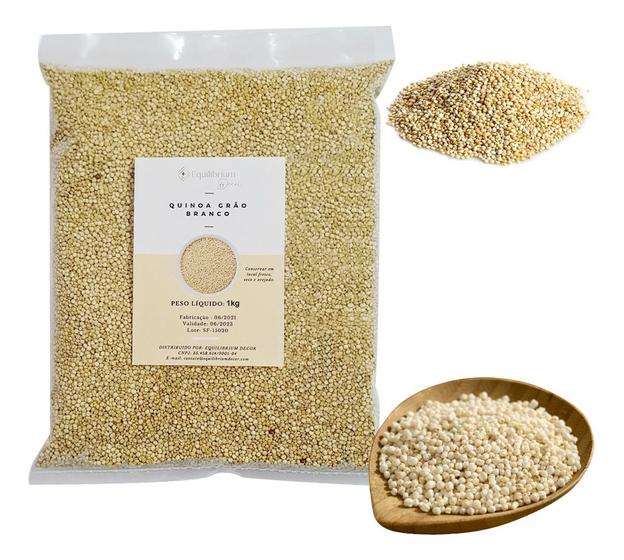 Imagem de Quinoa Grão Branco Proteínas Natural Equilibrium Decor 2kg