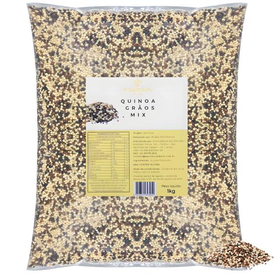 Imagem de Quinoa Grão Mix Branco Proteínas Natural Premium 1kg