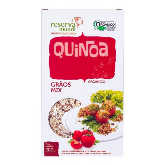 Imagem de Quinoa Grãos Mix Orgânico Mundo Da Quinoa 200g