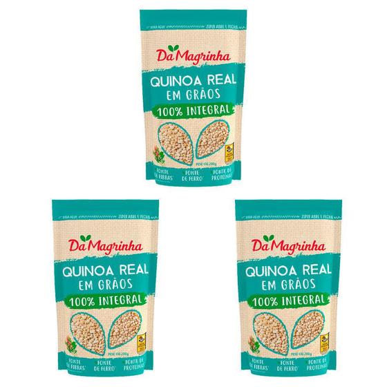 Imagem de Quinoa Real Grãos Da Magrinha Kit Com 3Un 200G