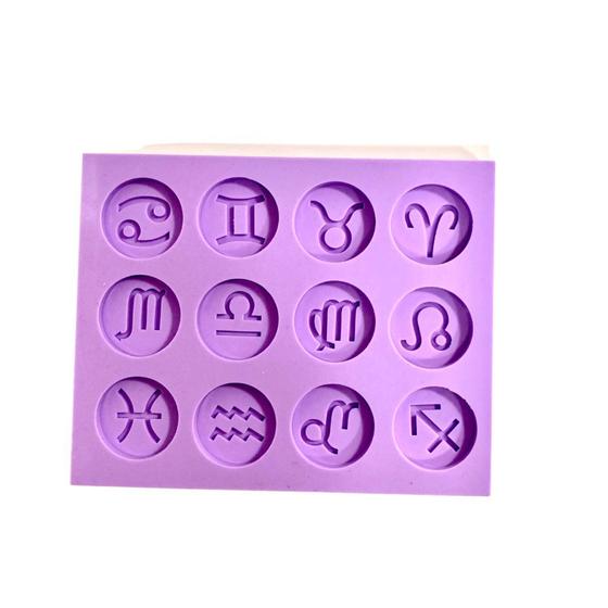 R331 Molde de silicone signos decoração resina - confeitaria dos moldes ...