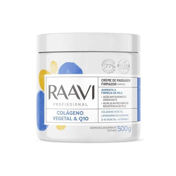 Imagem de Raavi Creme de Massagem Colágeno Vegetal e Q10 500g