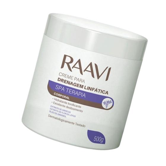 Raavi Creme Para Drenagem Linfatica Profissional Massagem Corporal Spa ...