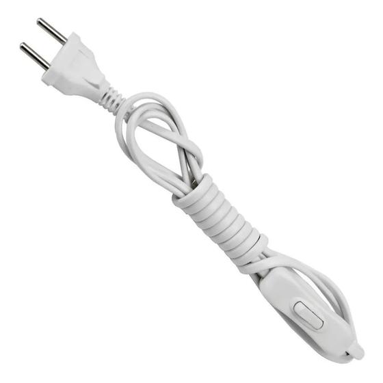 Imagem de Rabicho Abajur, Cordão de Força Com Interruptor Centro Comprimento 1,50 Metro
