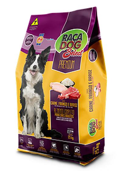 Imagem de Raça Dog Premium Sellect - Carne,Frango e Arroz - 25kg