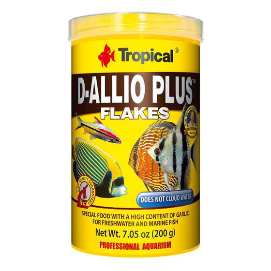 Imagem de Ração à base de Alho Tropical D-Allio Plus Flakes 20g