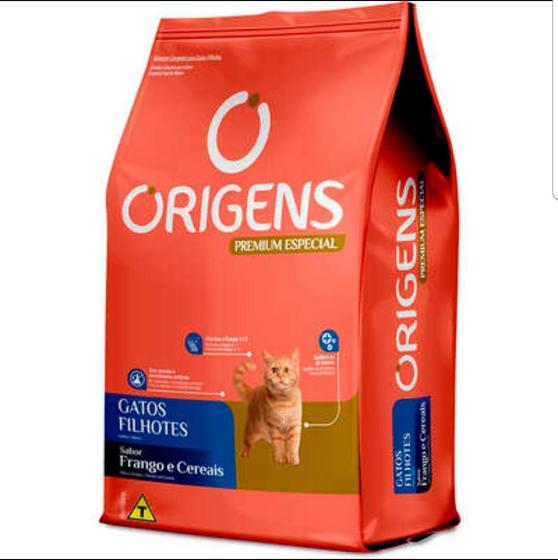 Imagem de Ração Adimax Origens Gatos Filhotes 10,1 Kg Frango E Cereais