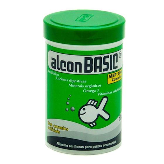 Imagem de Ração Alcon Basic Flocos -  50 Gr