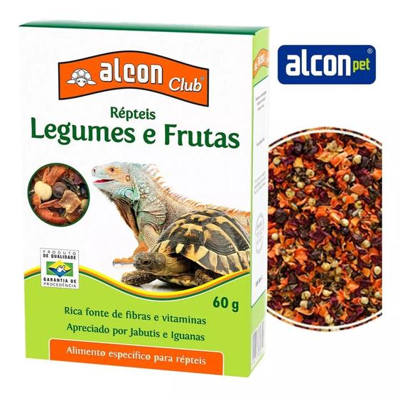 Imagem de Ração Alcon Répteis Legumes E Frutas Jabutis E Iguanas 60g