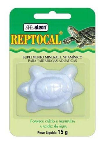 Imagem de Ração Alcon Reptocal C/ Cálcio Para Tartarugas - 15gr