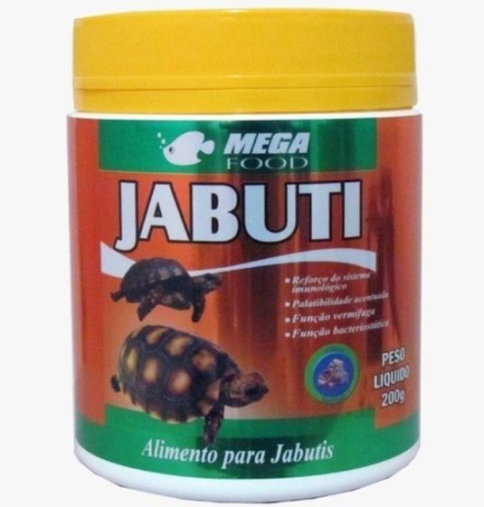 Imagem de Ração Alimento Para Jabuti Com Alho 200g - Mega Food