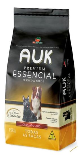 Imagem de Ração AUK Premium Essencial 15kg Cães Adultos Todas as Raças