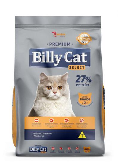 Imagem de Ração  Billy Cat Select Premium Frango 15Kg - Nutridani