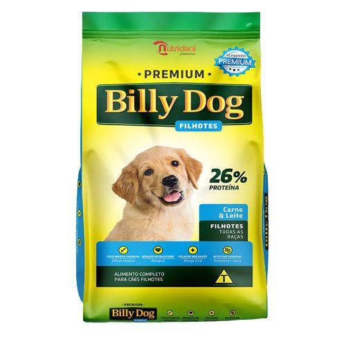 Imagem de Ração Billy Dog Cachorros Filhotes 26% de proteínas 15 kg