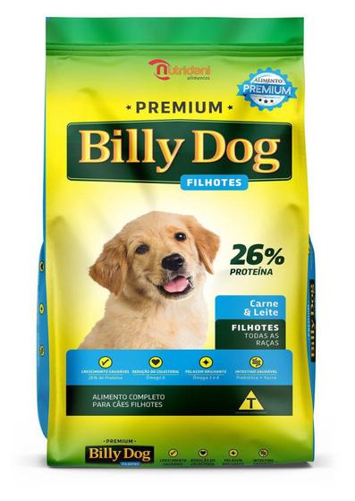 Imagem de Ração Billy Dog Premium para Cães  Filhotes  25Kg - Nutridani