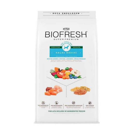 Ração Biofresh Adulto Med 10,1Kg Menor preço em Ração Biofresh Adulto Med 10,1Kg