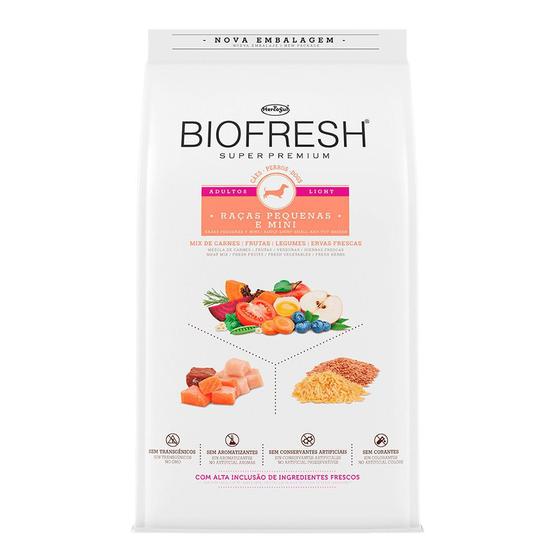 Ração Biofresh Cães Adultos Light Raças Pequenas e Mini 10,1Kg Menor preço em Ração Biofresh Cães Adultos Light Raças Pequenas e Mini 10,1Kg
