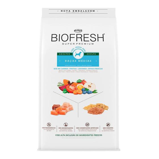 Ração Biofresh Cães Adultos Raças Médias - 3kg é ruim? Ração Biofresh Cães Adultos Raças Médias - 3kg é boa?