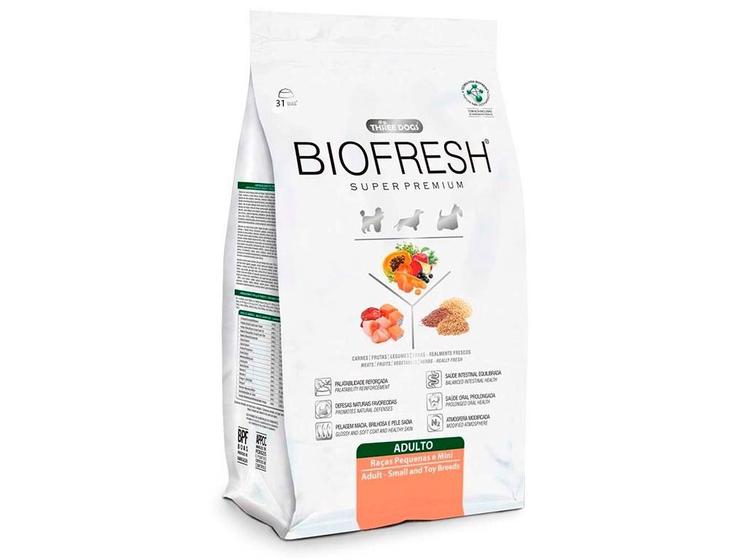 Racao Biofresh Caes Adultos Racas Pequenas E Mini 7,5 Kg é boa?