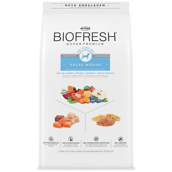 Ração Biofresh Castrados Raças Médias 10.1KG é boa?