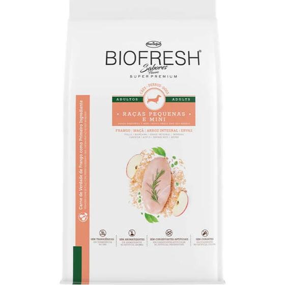 Ração Biofresh Frango, Maçã, Arroz integral e Ervas Cães Adultos Raças Pequenas e Minis 10,1kg Menor preço em Ração Biofresh Frango, Maçã, Arroz integral e Ervas Cães Adultos Raças Pequenas e Minis 10,1kg