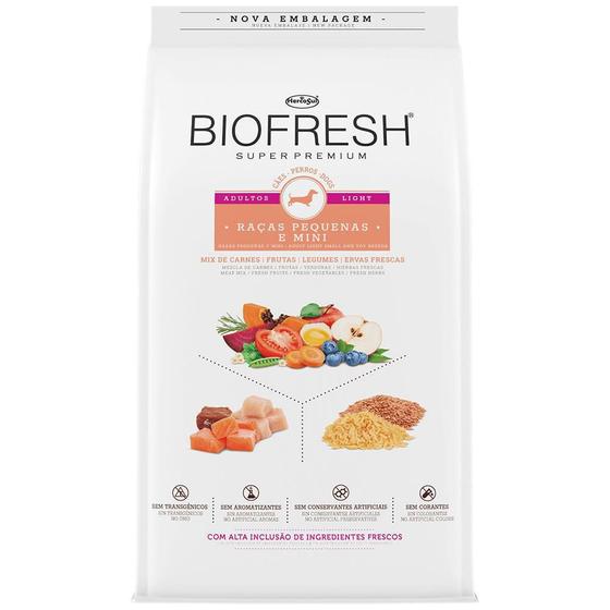 Ração BioFresh Light Carne Cães Raças Pequenas/Mini 10,1Kg Menor preço em Ração BioFresh Light Carne Cães Raças Pequenas/Mini 10,1Kg