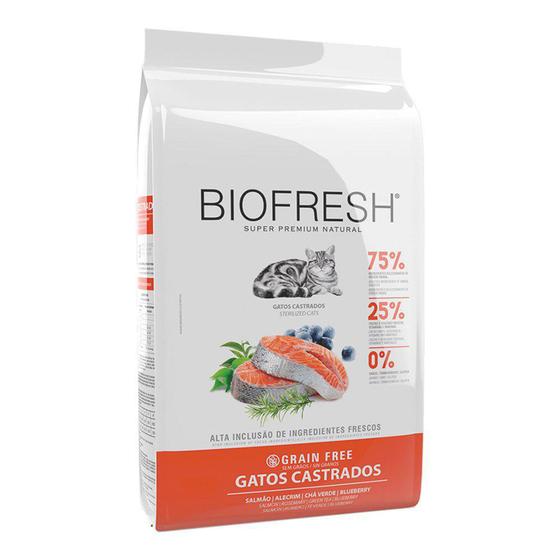 Imagem de Ração Biofresh para Gatos Castrados Sabor Salmão