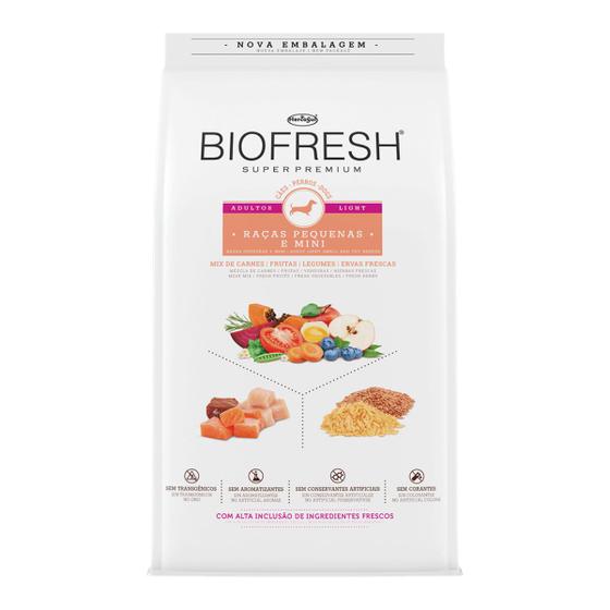 Ração Biofresh Super Premium Adultos Light Raças Pequenas e Mini 10kg Menor preço em Ração Biofresh Super Premium Adultos Light Raças Pequenas e Mini 10kg
