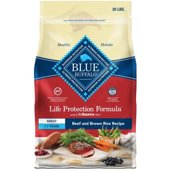 Imagem de Ração Blue Buffalo Life Protection para Cães Adultos - Sabor Carne Bovina (13,6 kg)