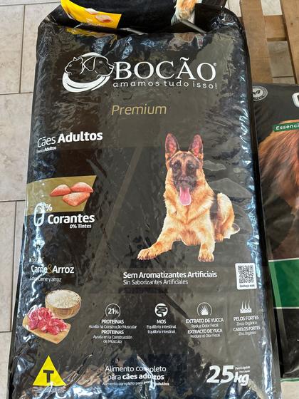 Imagem de Ração Bocão Premium Sem Corante 25kg Cães Adultos - ANDREALAN
