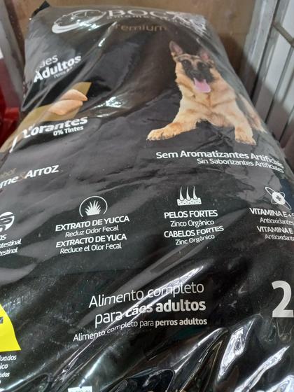 Imagem de Ração Bocão Premium Sem Corante 25kg Cães Adultos - ANDREALAN