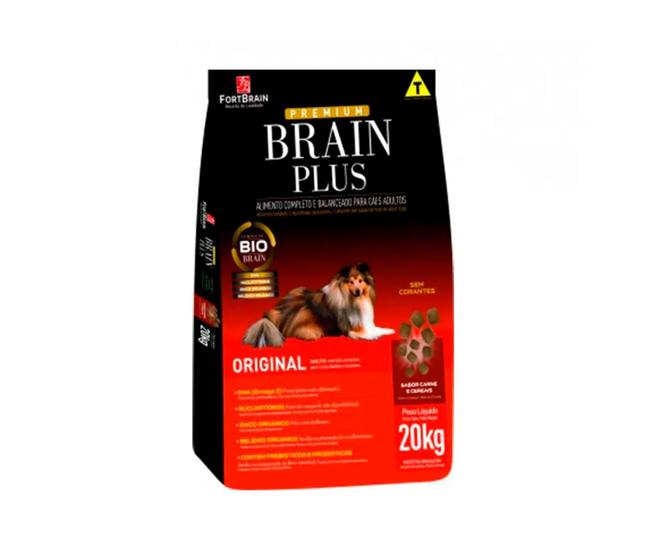 Ração Brain Plus Premium Especial 20kg - Fort Brain Menor preço em Ração Brain Plus Premium Especial 20kg - Fort Brain