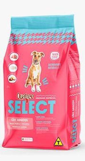 Ração Cachorro Adultos Quatree Select RMG Raças Medias Grandes Premium Especial 15kg Menor preço em Ração Cachorro Adultos Quatree Select RMG Raças Medias Grandes Premium Especial 15kg