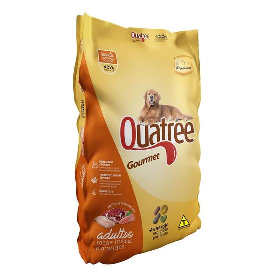 Imagem de Ração Cachorro Quatree Gourmet Raças Médias e Grandes 3Kg