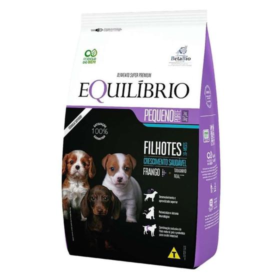 Imagem de Ração Cães Equilíbrio Pequeno Filhote Frango 1Kg - Sul Mineira