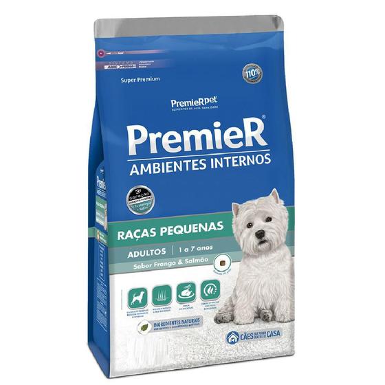 Ração Cães Premier Ambientes Internos Adultos 7,5Kg Raças Pe é boa?