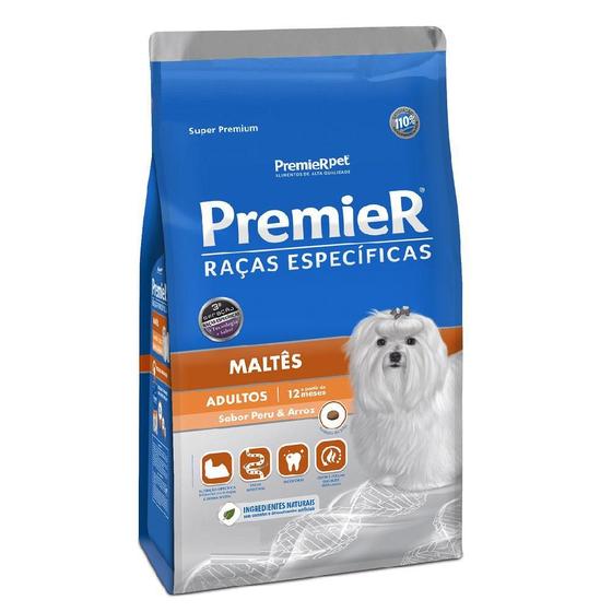 Imagem de Ração Cães Premier Raças Específicas Maltês Adultos 2,5Kg