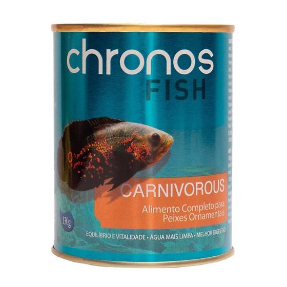 Imagem de Ração Chronos Fish Carnivorous 130G Para Peixes Ornamentais