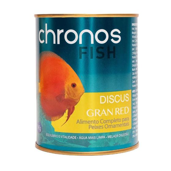 Imagem de Ração Chronos Fish Discus Gran Red 145G Peixes Ornamentais