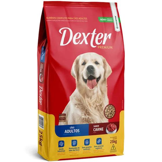 Imagem de Ração Dexter Cães Adultos Carne 25kg