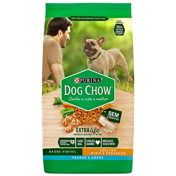Imagem de Ração Dog Chow para Cães Adultos Raças Pequenas Frango e Arroz 15kg