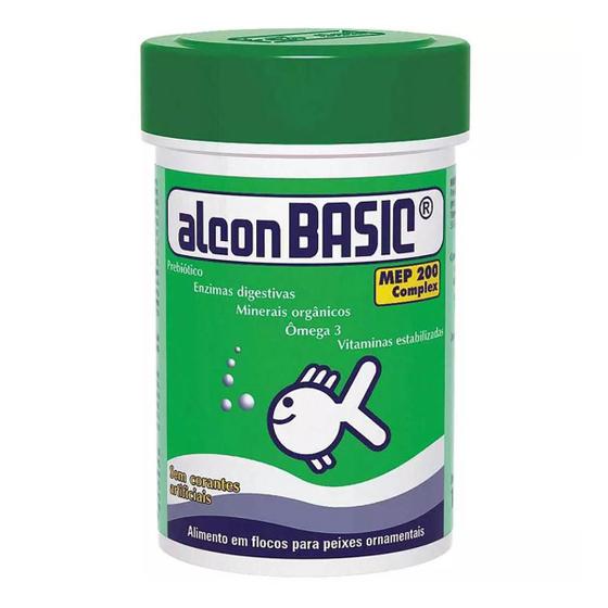 Imagem de Ração Em Flocos Para Peixes Ornamentais Alcon Basic - 50G