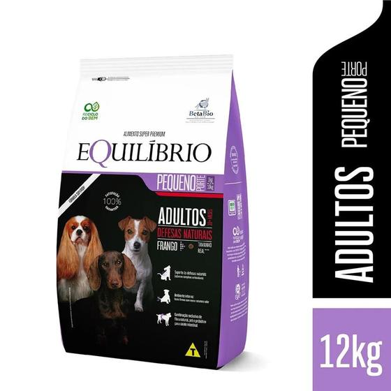 Imagem de Ração Equilíbrio Small Breeds Para Cães Adultos 12kg