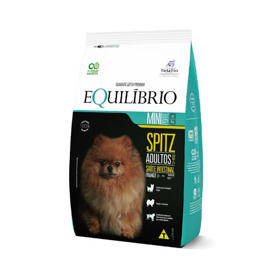 Imagem de Ração Equilíbrio Spitz para Cães Adultos de Porte Mini Sabor Frango 2,5 kg