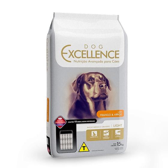 Imagem de Ração Excellence Light Para Cães Adultos 15Kg