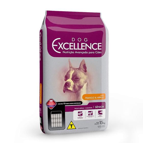 Imagem de Ração Excellence Senior Para Cães Com Mais De 7 Anos 15Kg