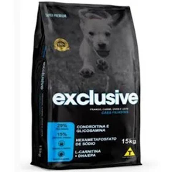 Ração Exclusive Frango Carne Filhotes Super Premium 15kg é ruim? Ração Exclusive Frango Carne Filhotes Super Premium 15kg é boa?