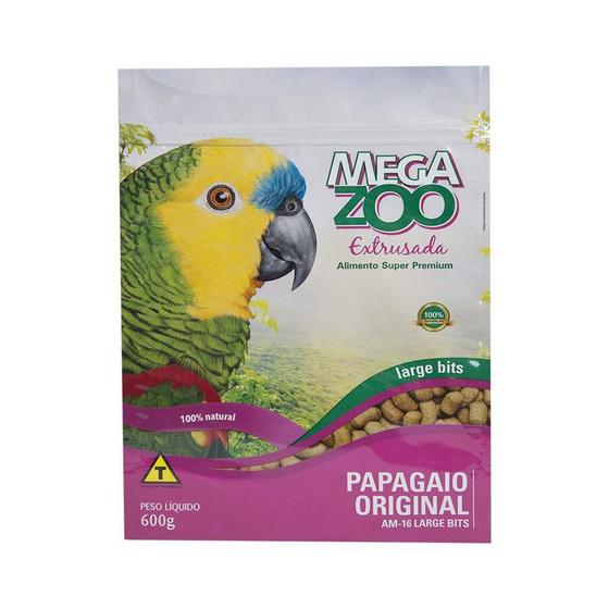 Imagem de Ração Extrusada Megazoo para Papagaio Large 600g